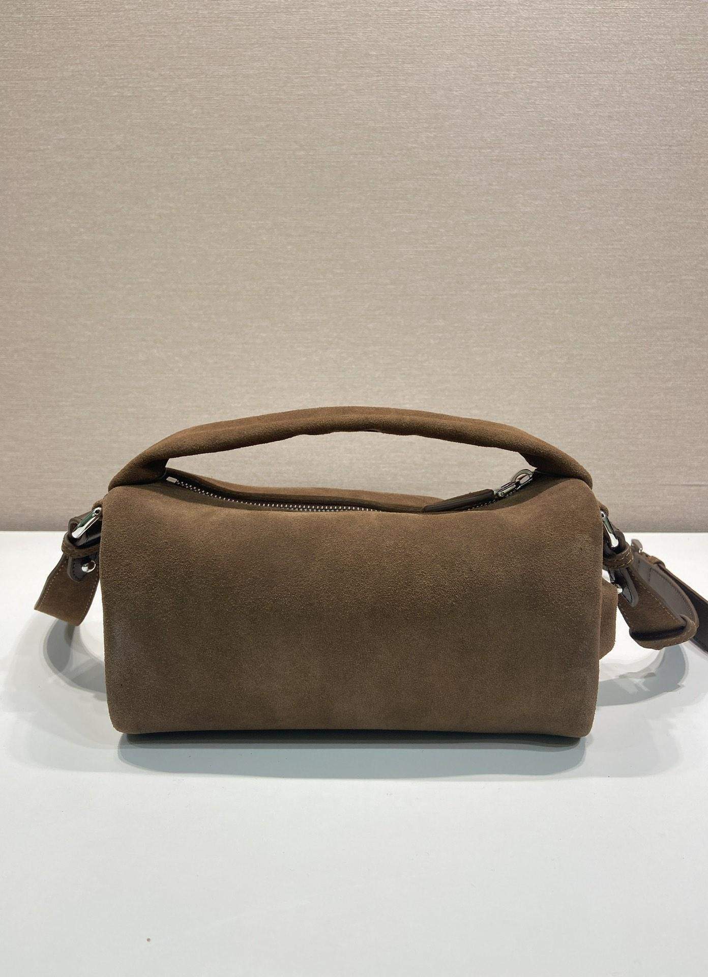Premium Prada Suede Leather Replica Shoulder Bag - Image 2