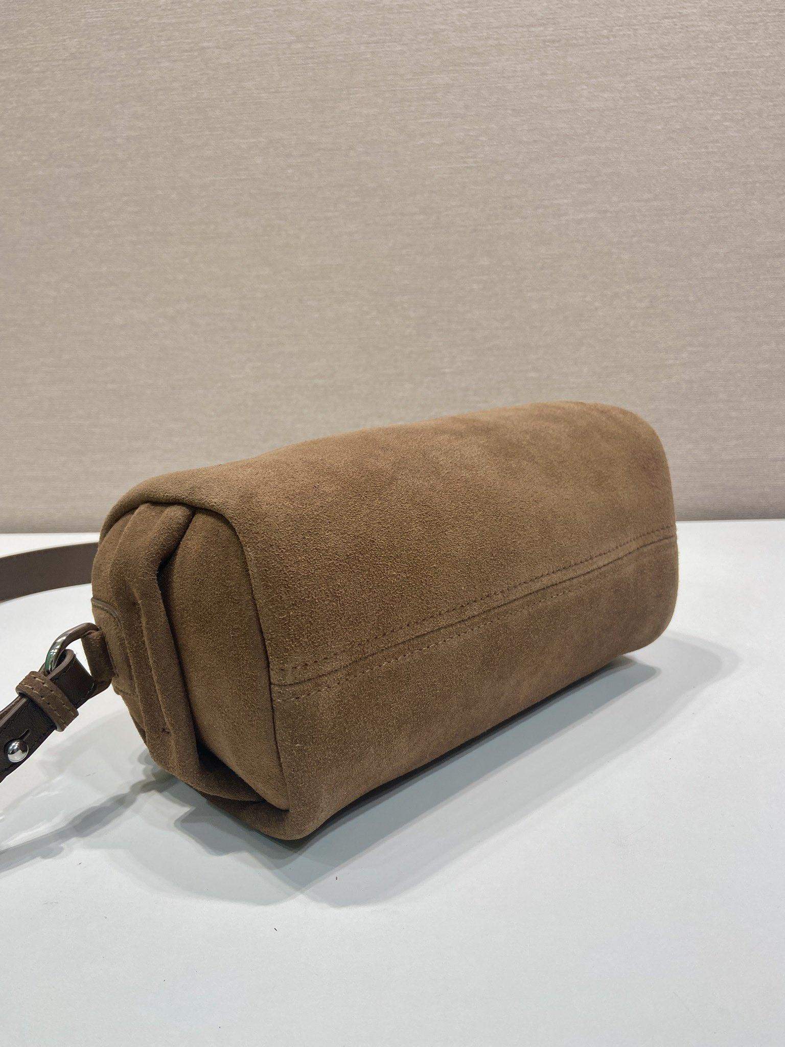 Premium Prada Suede Leather Replica Shoulder Bag - Image 5