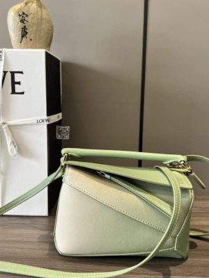 Elite Loewe Mini Puzzle Edge Replica Bag In Soft Grained Calfskin
