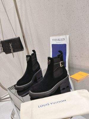 Copy Louis Vuitton LV Beaubourg Replica Ankle Boot