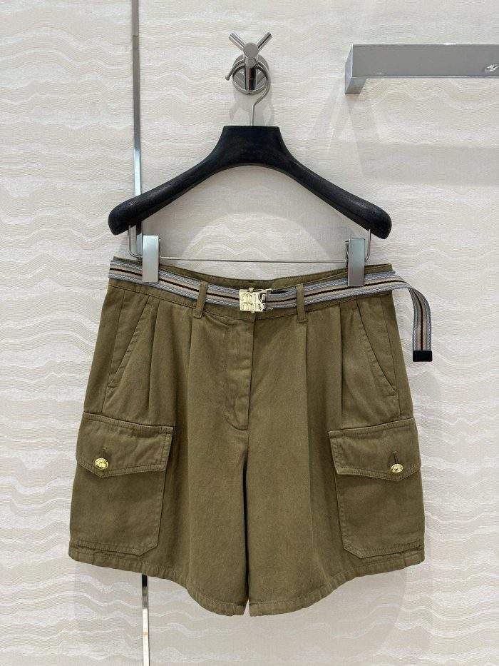 Shop Miu Miu Garment-Dyed Cotton Satin Replica Shorts