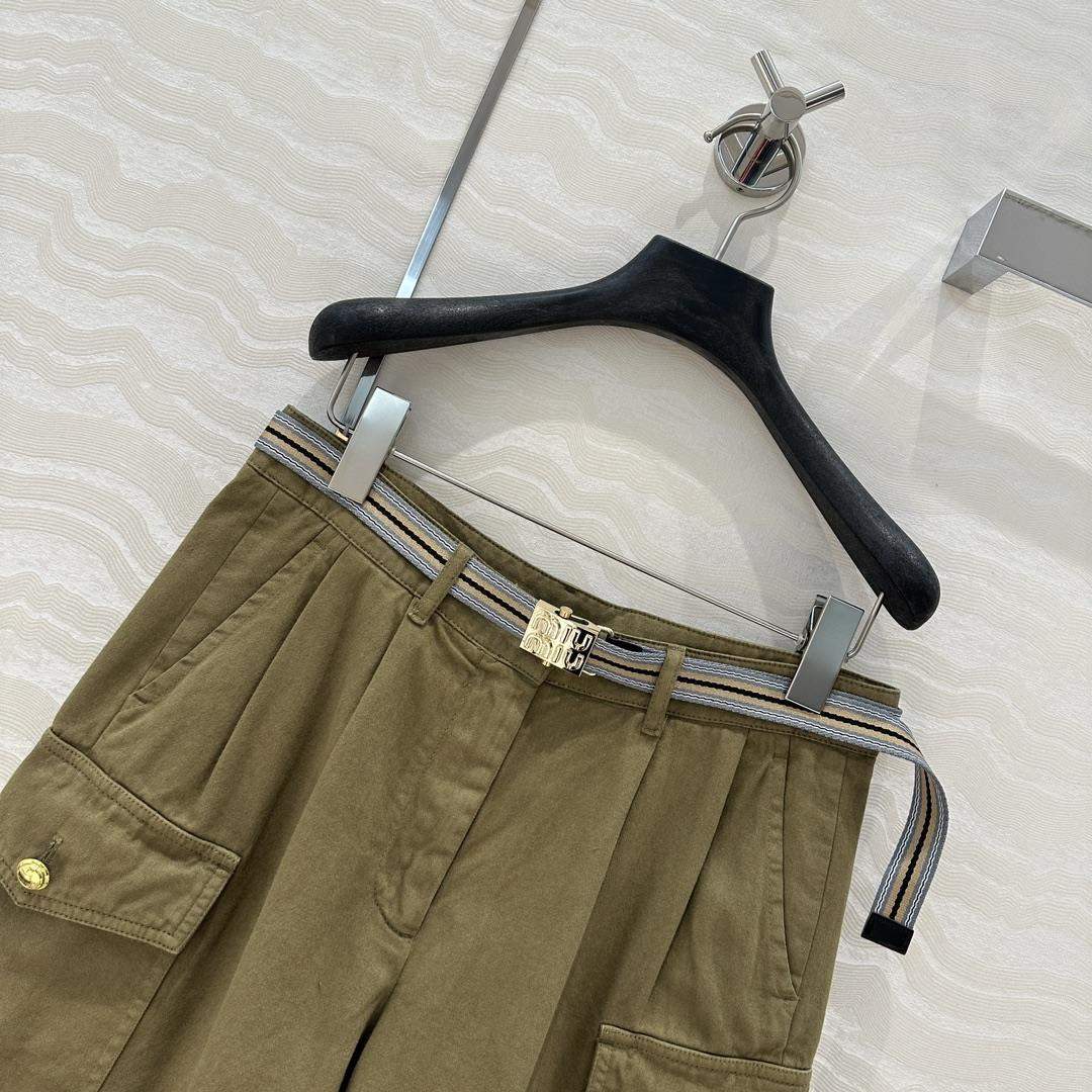 Shop Miu Miu Garment-Dyed Cotton Satin Replica Shorts - Image 3