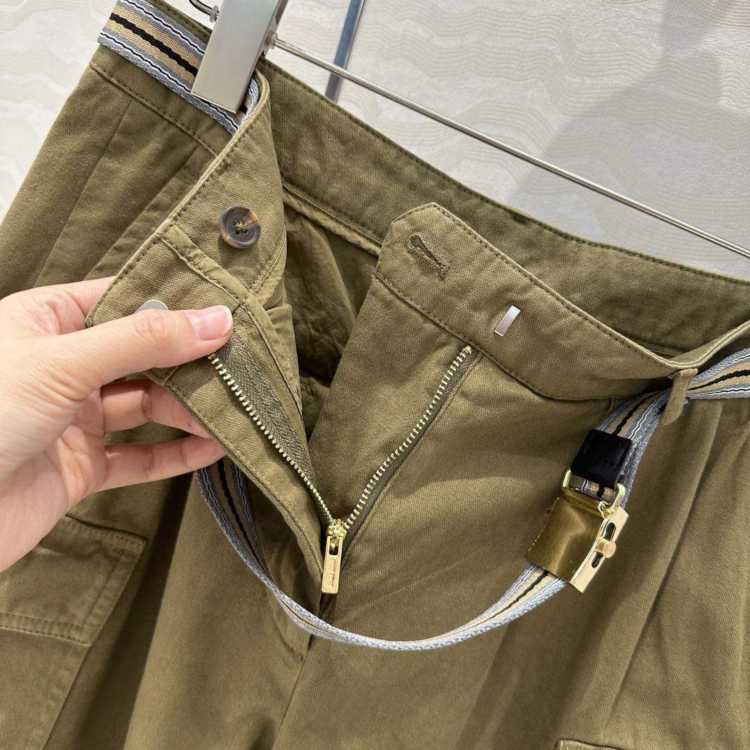 Shop Miu Miu Garment-Dyed Cotton Satin Replica Shorts - Image 6