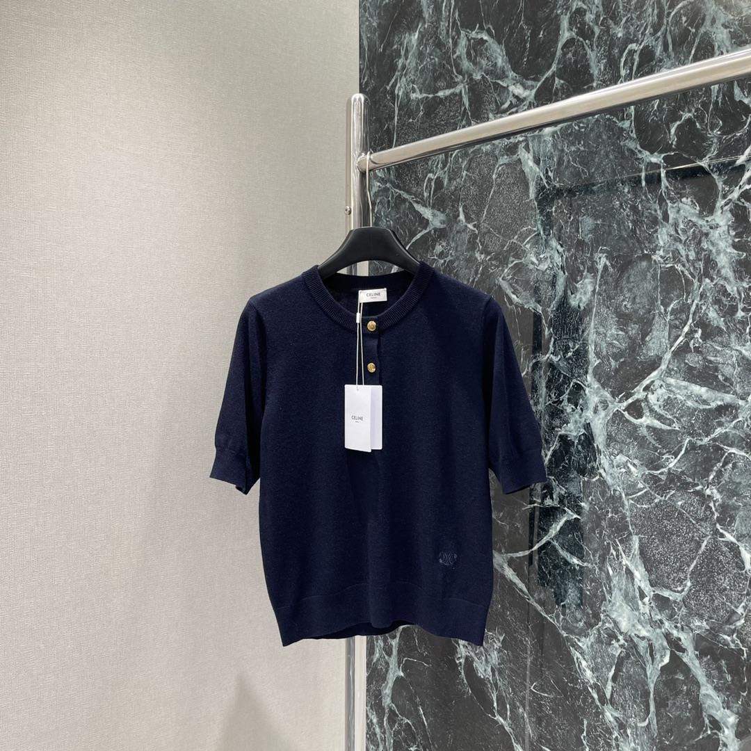 Elite Celine Crew Neck Replica Sweater In Fine Wool