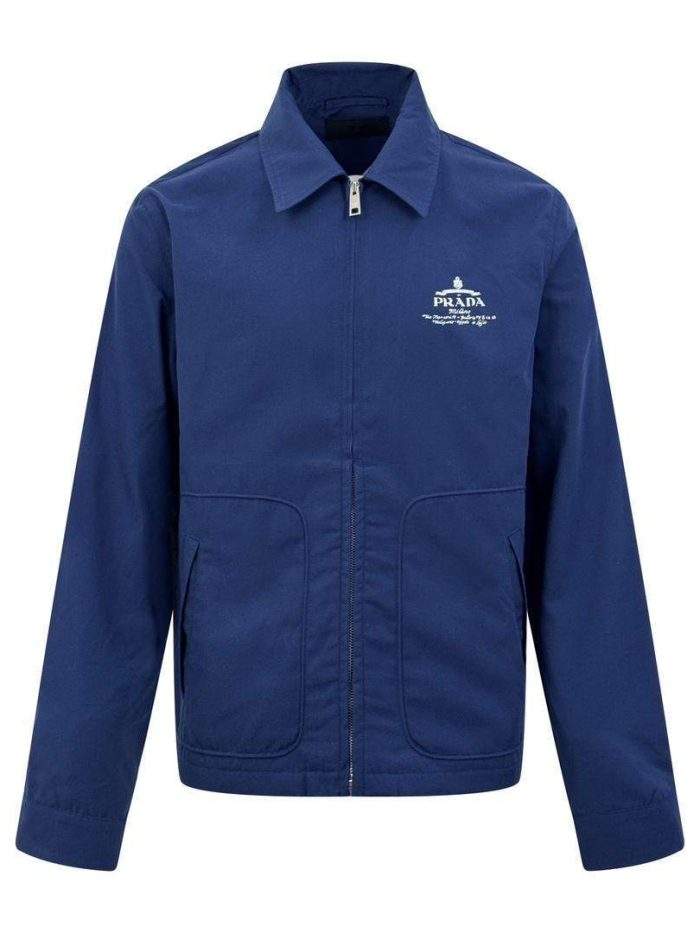 Luxury Prada Cotton Blend Blouson Replica Jacket