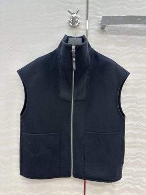 Luxury Hermes Cashmere Full-Zip Replica Vest