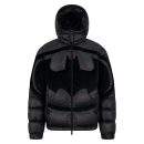 Copy Moncler Solander Batman Hooded Replica Short Down Jacket
