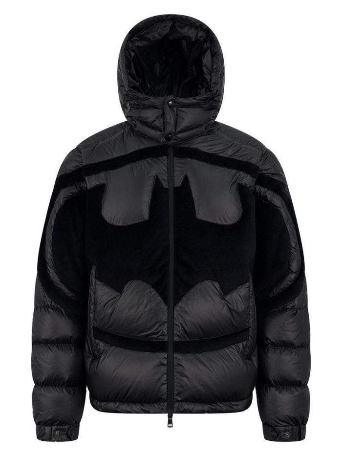 Copy Moncler Solander Batman Hooded Replica Short Down Jacket