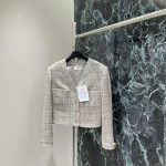 Exact Copy Wool & Cotton Tweed Replica Jacket