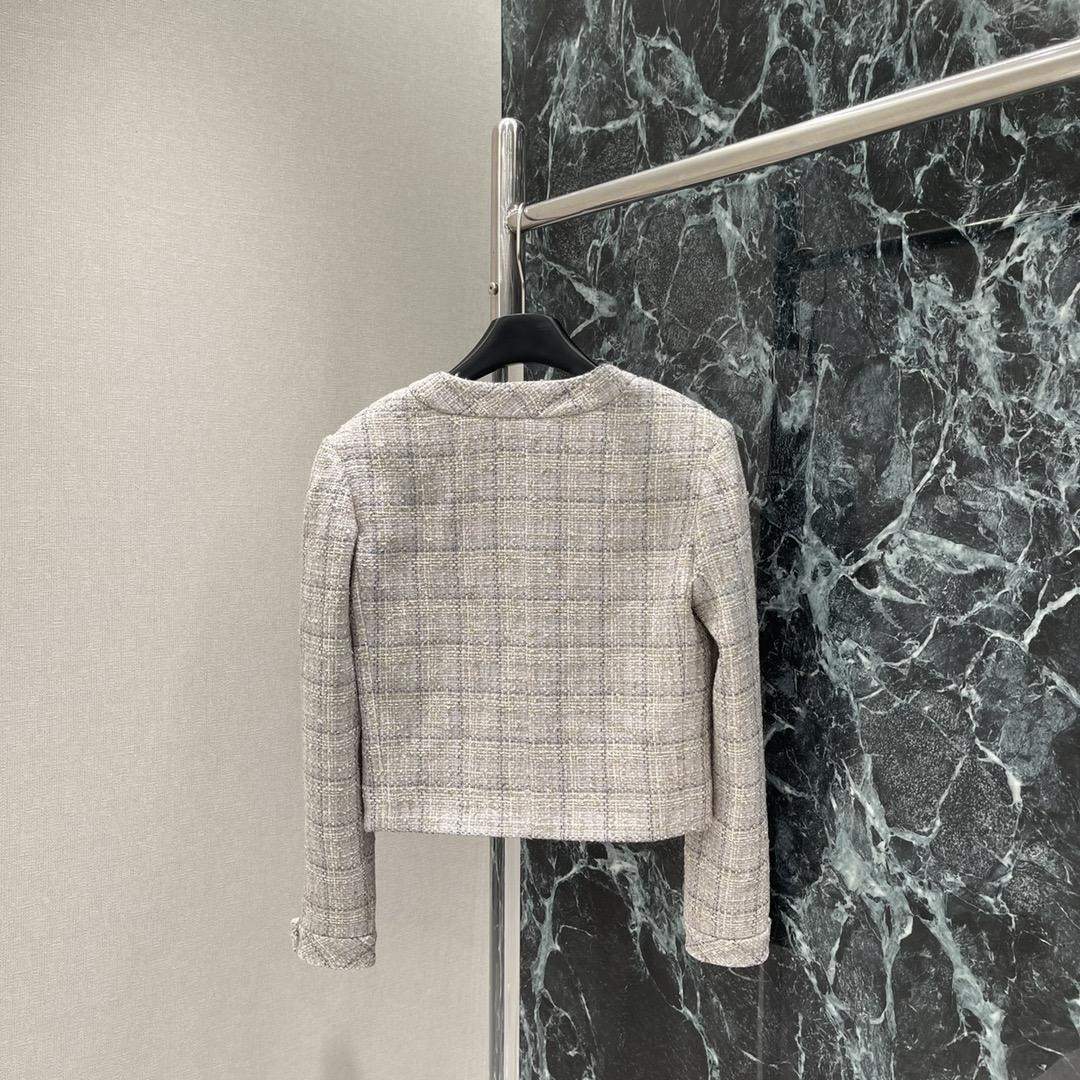 Exact Copy Wool & Cotton Tweed Replica Jacket - Image 2