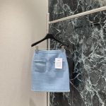 Deluxe Wool Tweed Replica Short Skirt