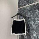 Copy Christian Dior Dioriviera Replica Mini Straight Skirt - Black