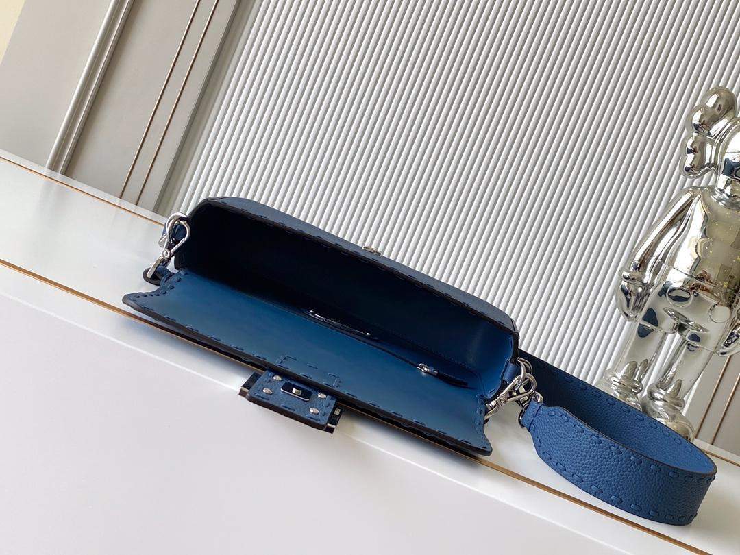 Luxury Replica Fendi Baguette Selleria Bag With 612 Hand-Sewn Stitches - Image 5