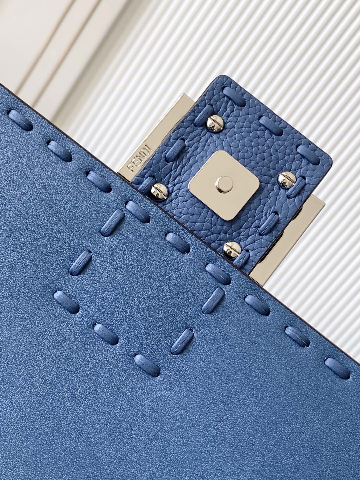 Luxury Replica Fendi Baguette Selleria Bag With 612 Hand-Sewn Stitches - Image 8