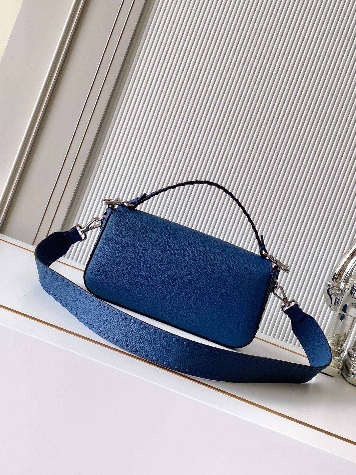 Luxury Replica Fendi Baguette Selleria Bag With 612 Hand-Sewn Stitches - Image 2