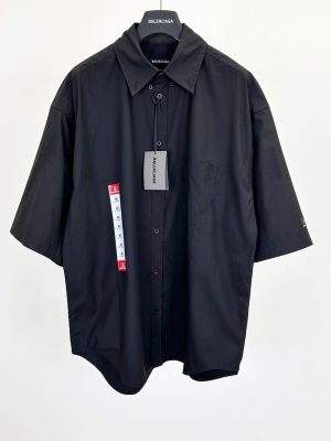 Balenciaga Workwear Short Sleeve Large Fit Replica Shirt