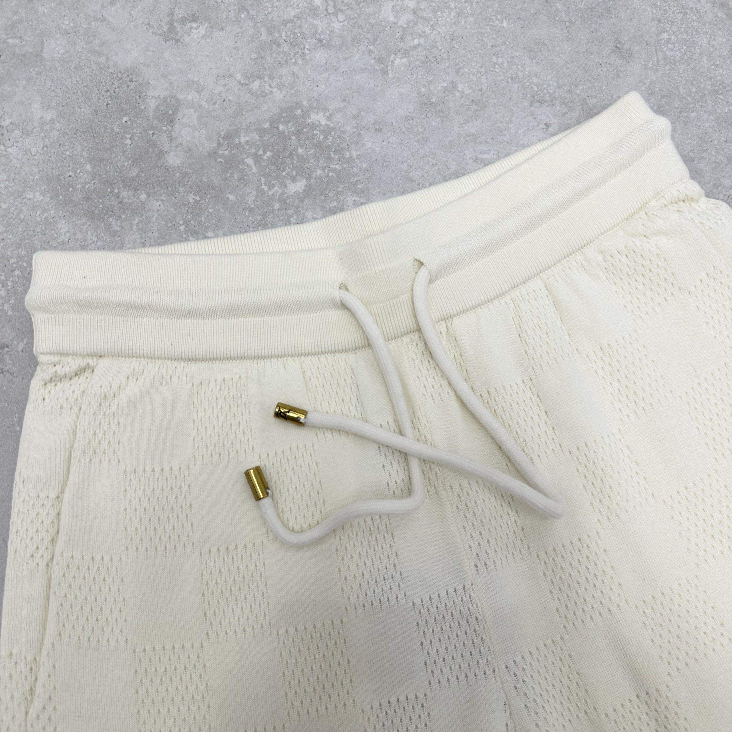 High Quality Louis Vuitton Damier French Terry Replica Shorts - Image 3