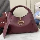 Copy Gucci Softbit Maxi Replica Shoulder Bag - Burgundy