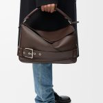 Elite Loewe Large Puzzle Replica Biker Bag In Shiny Calfskin