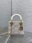 Shop Christian Dior Or Mini Lady Dior Replica Bag
