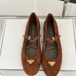 Luxury Prada Suede Replica Ballerinas