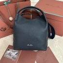 Best Loro Piana Large Bale Replica Bag - Black