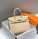 Hermes Birkin Platinum Togo Leather Replica Bag With Gold-Tone Metal 30 cm - Tan