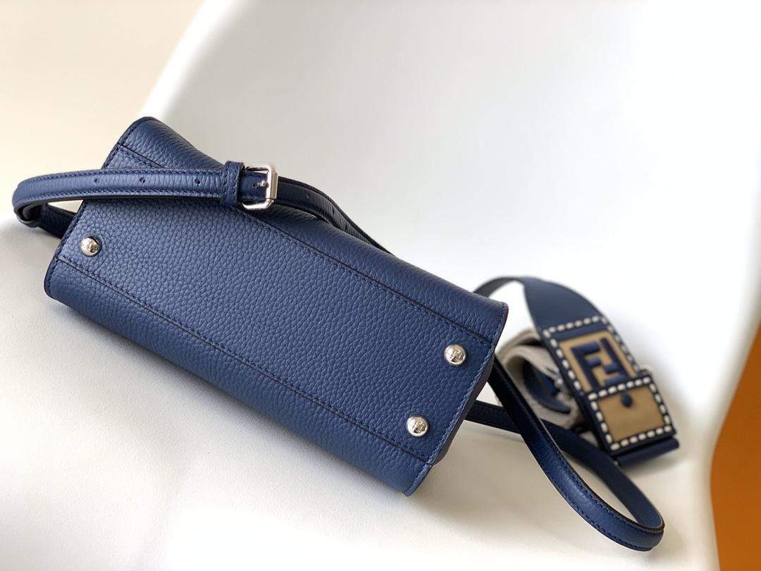 Premium Fendi Peekaboo Mini Selleria Replica Bag With 220 Hand-Sewn Topstitches - Image 3