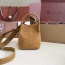 Premium Loro Piana Micro Bale Replica Bag - Brown