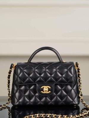 Shop Small Replica Flap Bag With Top Handle