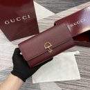 High Quality Gucci Softbit Continental Replica Wallet - Burgundy