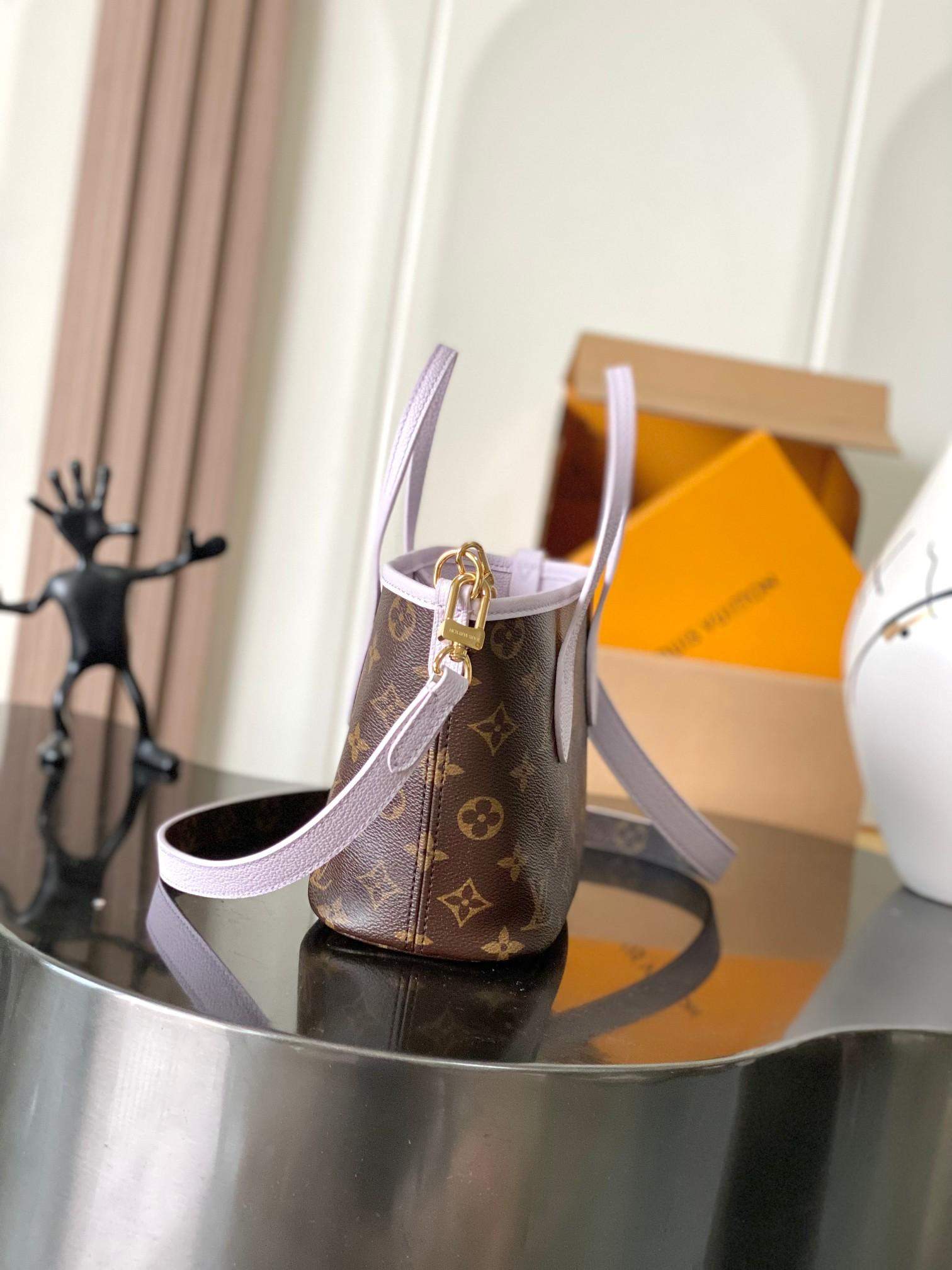 Copy Louis Vuitton Neverfull Bandoulière Inside Out BB Replica Bag - Image 6