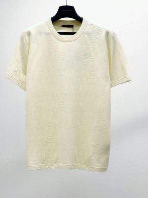 Copy Louis Vuitton Damier French Terry Replica T-Shirt