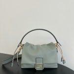 Shop Fendi Replica Mamma Baguette Medium Bag - Green