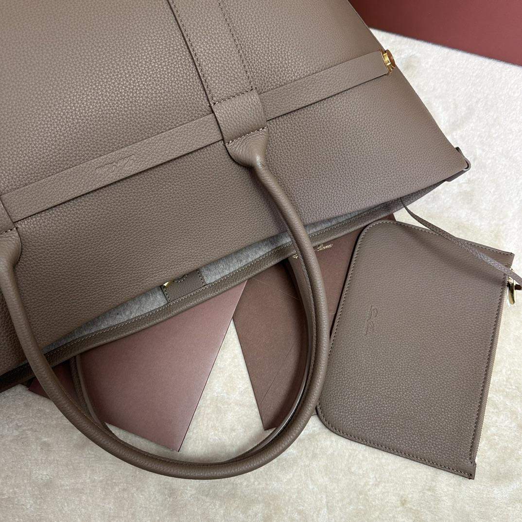 Premium Loro Piana Ghiera Shopper Large Replica Bag - Image 6