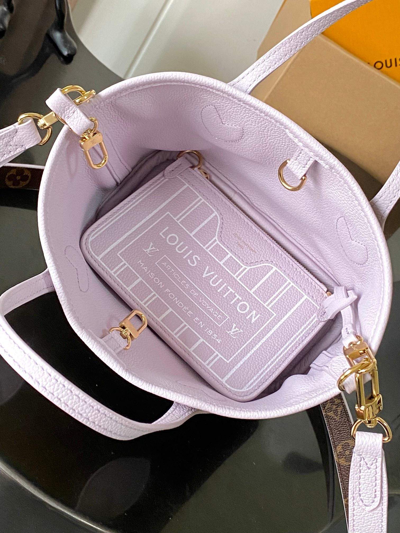 Copy Louis Vuitton Neverfull Bandoulière Inside Out BB Replica Bag - Image 12