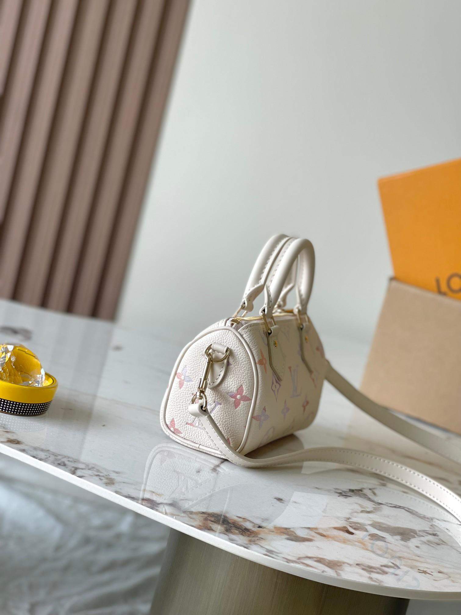 Premium Louis Vuitton Nano Speedy Replica Bag - Image 3