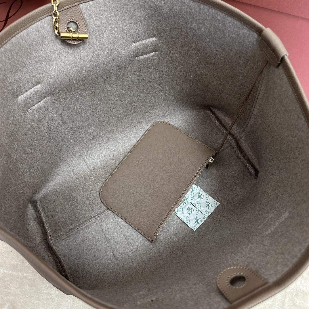 Premium Loro Piana Ghiera Shopper Large Replica Bag - Image 9