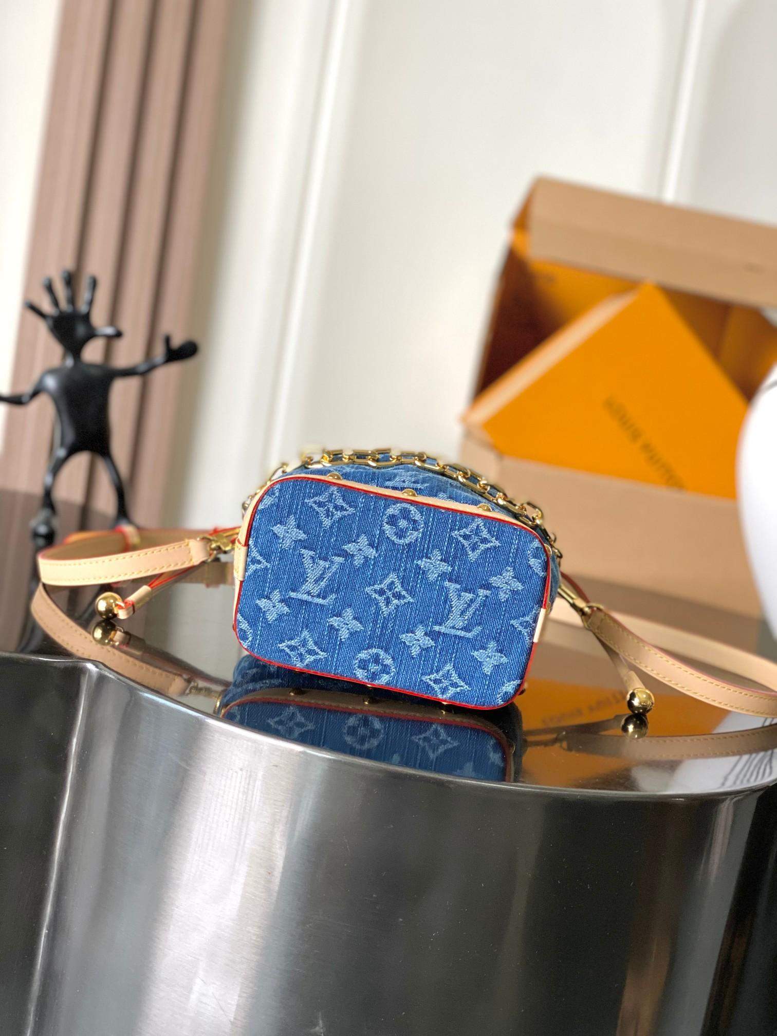 High-End Quality Louis Vuitton Nano Noé Replica Bag - Image 4