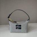 Premium Miu Miu Jacquard Fabric Replica Pouch With Logo