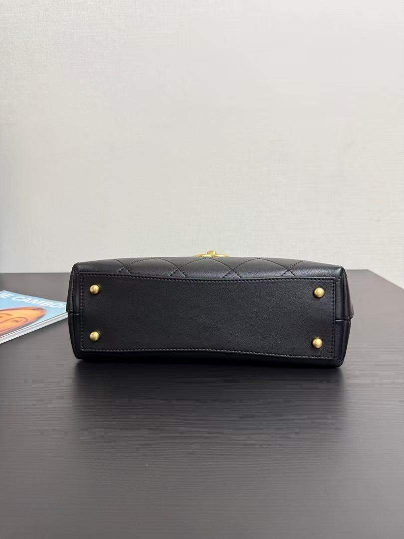 Copy Large Replica Flap Bag With Top Handle - Image 5