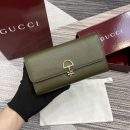 High Quality Gucci Softbit Continental Replica Wallet - Green