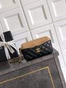 Shop Zipped Replica Phone Holder With Chain