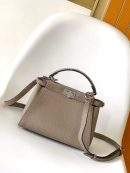 Buy Fendi Peekaboo Mini Selleria Replica Bag With 1048 Hand-Sewn Topstitches