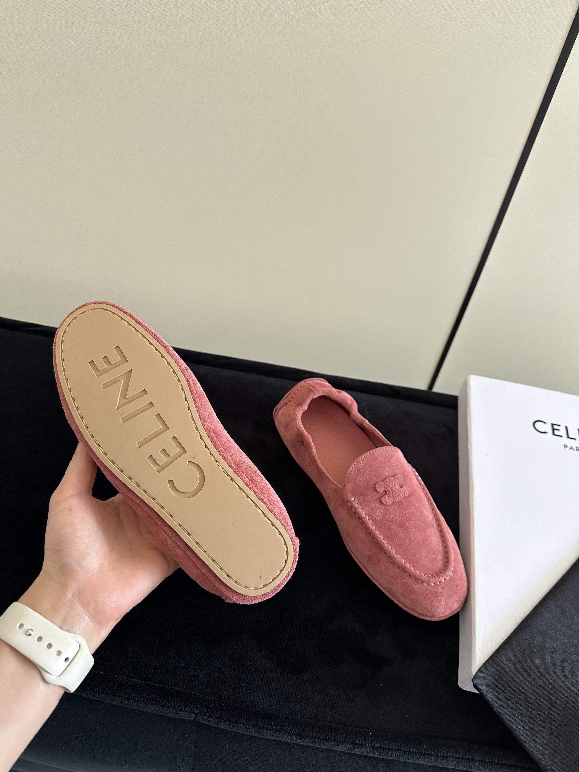 Exclusive Celine Adam Replica Loafer In Suede Calfskin - Image 9