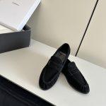 Luxury Replica Yves Saint Laurent Le Loafer Supple In Suede - Black