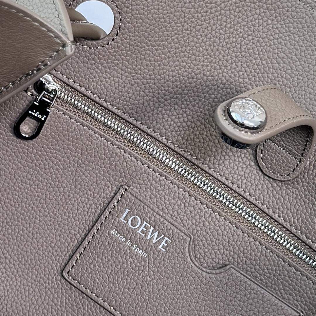 Deluxe Loewe Large Madrid Replica Bag In Supple Grained Calfskin - Image 9