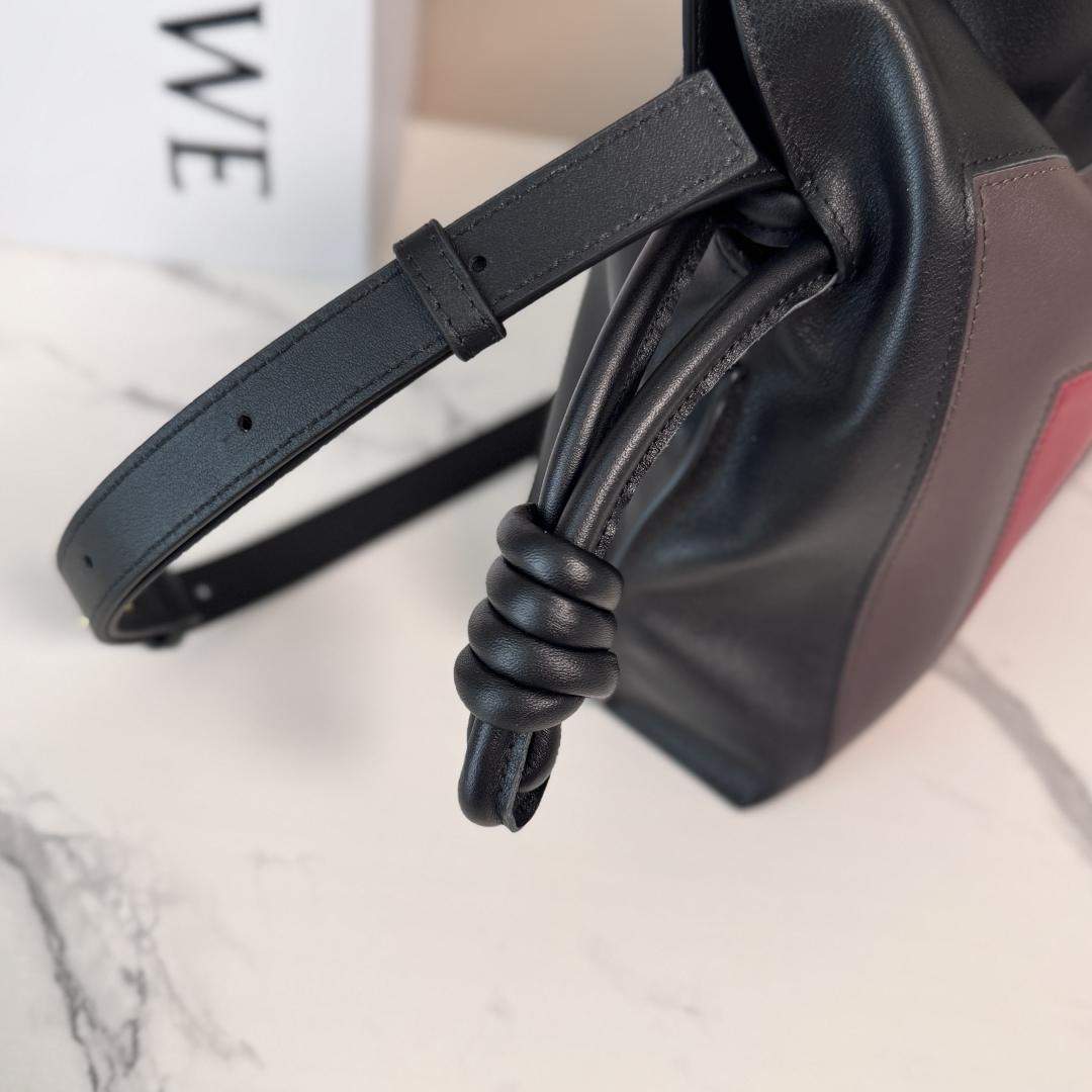 Deluxe Loewe Medium Flamenco Replica Clutch In Nappa Calfskin - Image 9