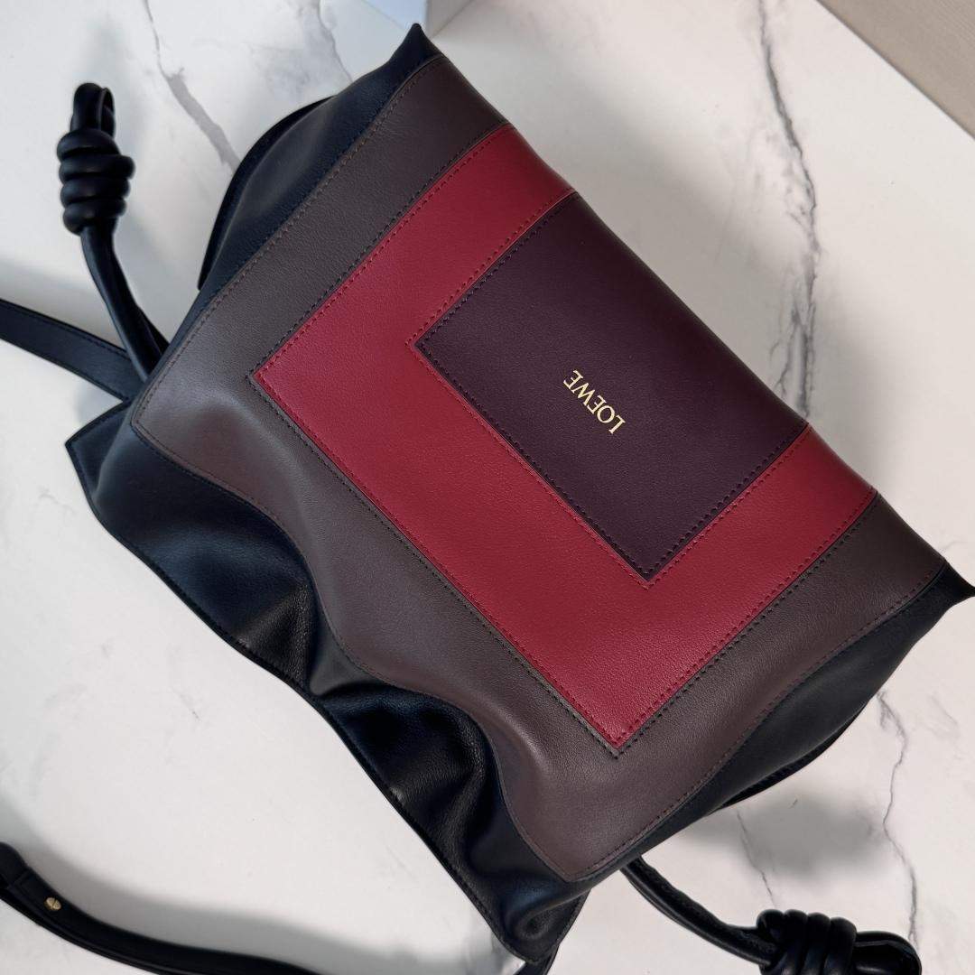 Deluxe Loewe Medium Flamenco Replica Clutch In Nappa Calfskin - Image 7