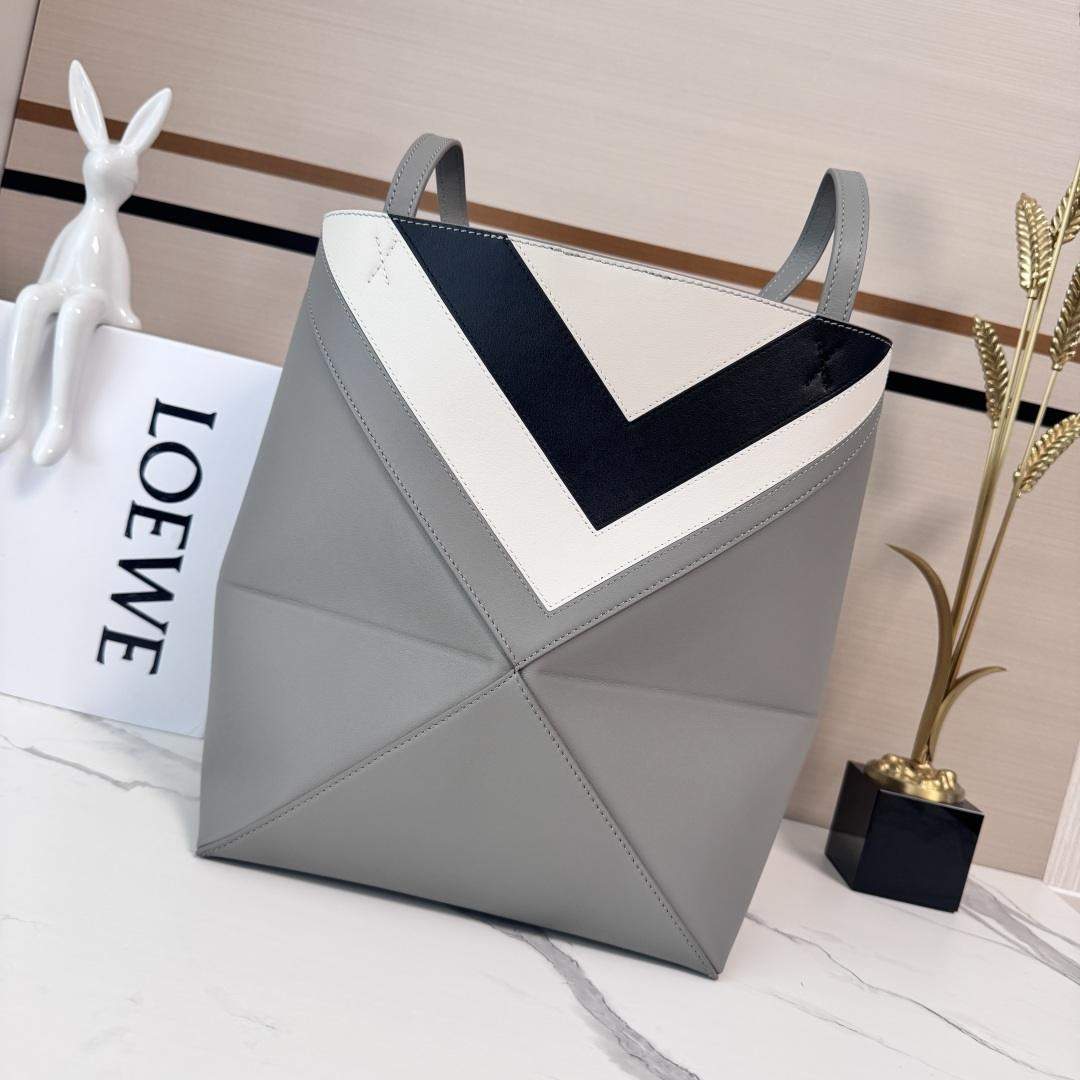 Superior Loewe Medium Puzzle Fold Replica Tote In Nappa Calfskin - Image 5